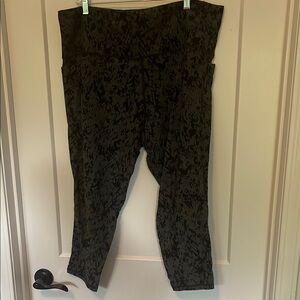 Black Snakeskin Leggings